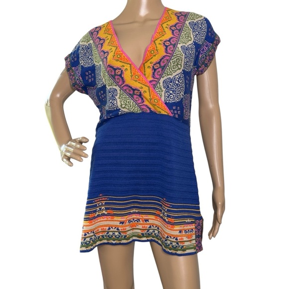 Soft Surroundings Tops - Soft Surroundings Colorful Patterned Women's Tunic small